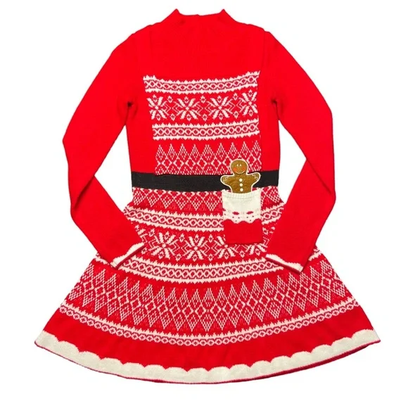 Xhilaration Dresses | Cute Holiday Ugly Sweater Dress Size Xs | Color: Red/White | Size: Xs | Michellemjo's Closet